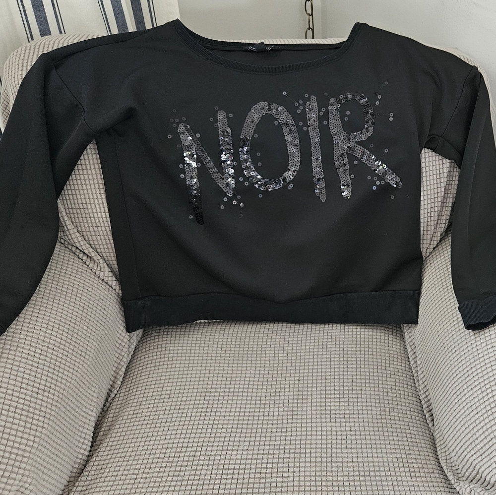 Rock & Republuc Black Sequin Noir Shirt